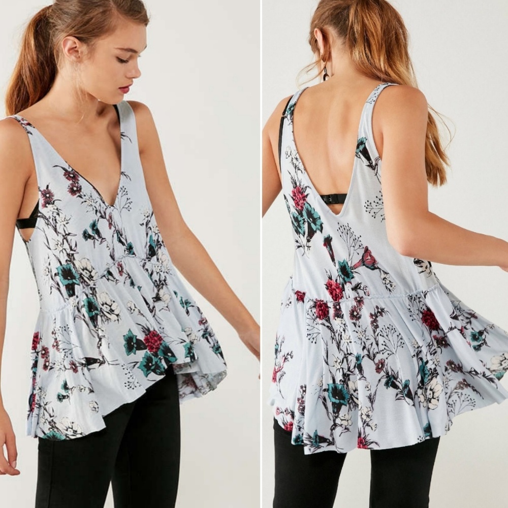 Urban Outfitters Celestial Dreams Peplum Tank